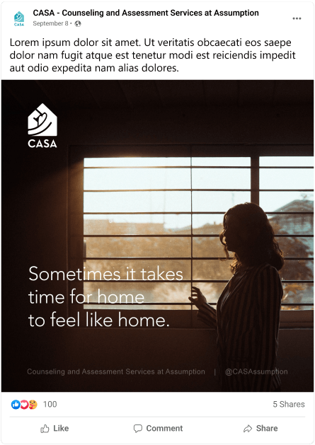 Casa for the United States - Facebook Post 2