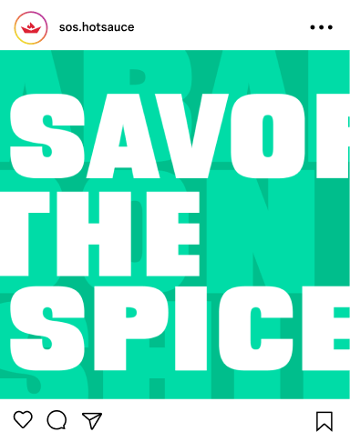 SOS Services for the United States - Savor The Spice Instagram Post