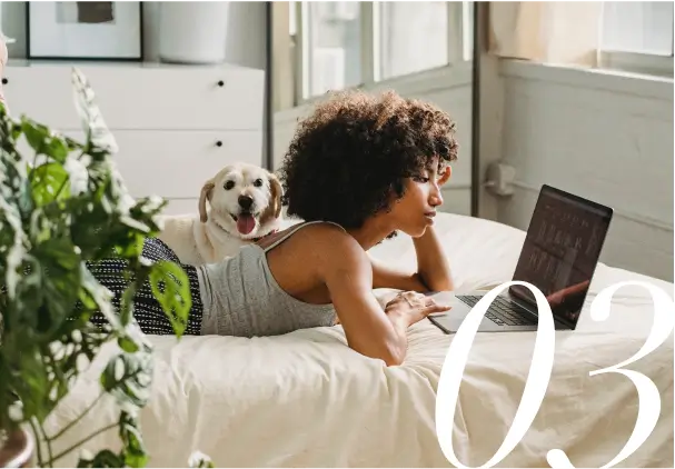 Alpha Ionic Services for the United States - Pet and Owner at the Bed