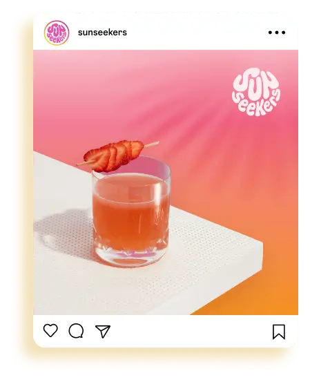 Sun Seekers For the United States - Strawberry Drink