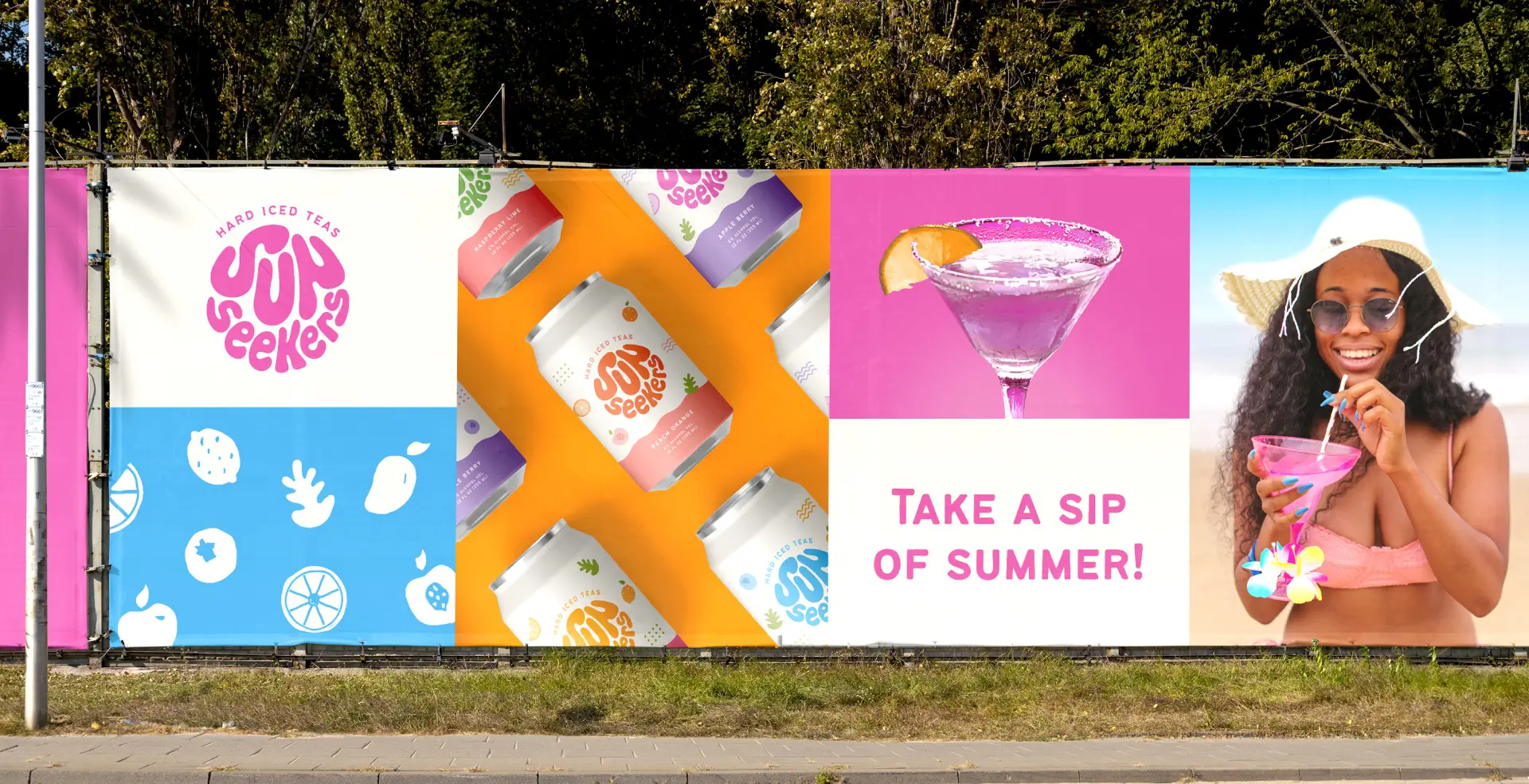 Sun Seekers For the United States - Road Banner