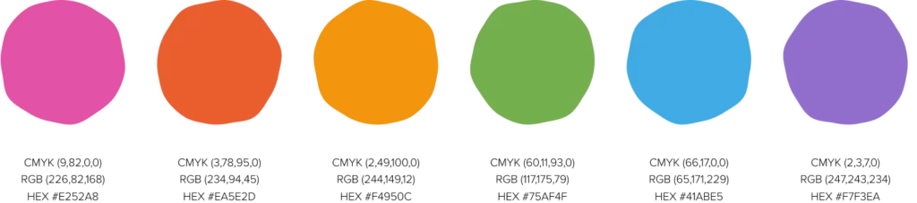 Sun Seekers For the United States - Color Pallete