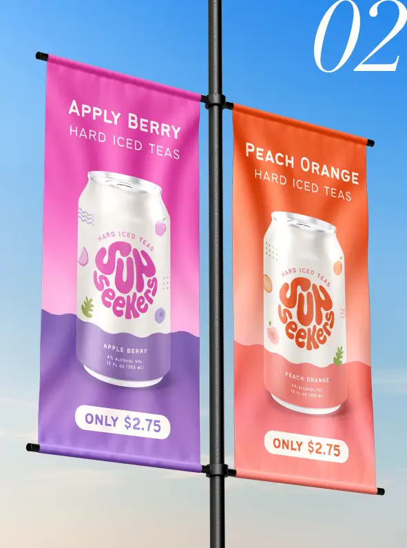 Sun Seekers For the United States - Pole Flags