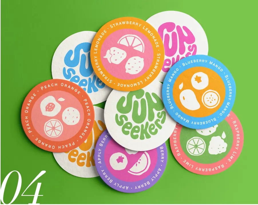 Sun Seekers For the United States - Variety of Coasters