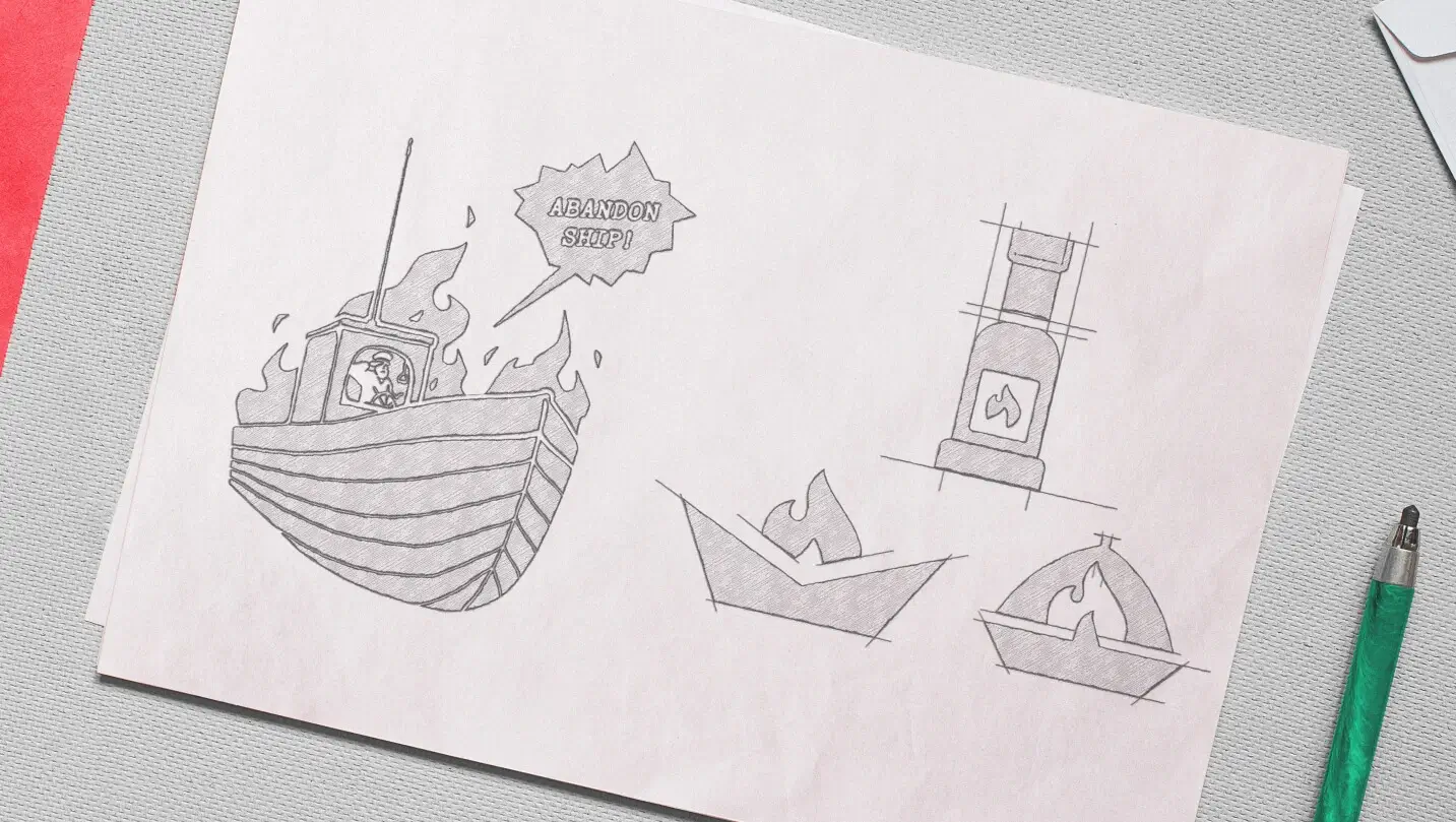 SOS Services for the United States - Abandon Flaming Ship