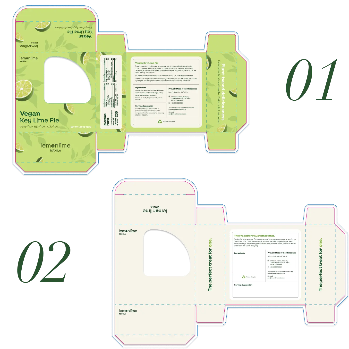 Lemonlime For the United States - Packaging Layout